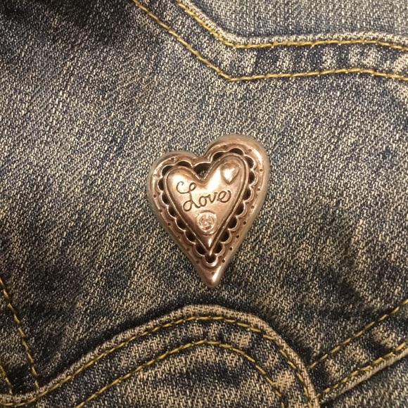 Vintage Brighton Jean Jacket Sm - Picture 7 of 8